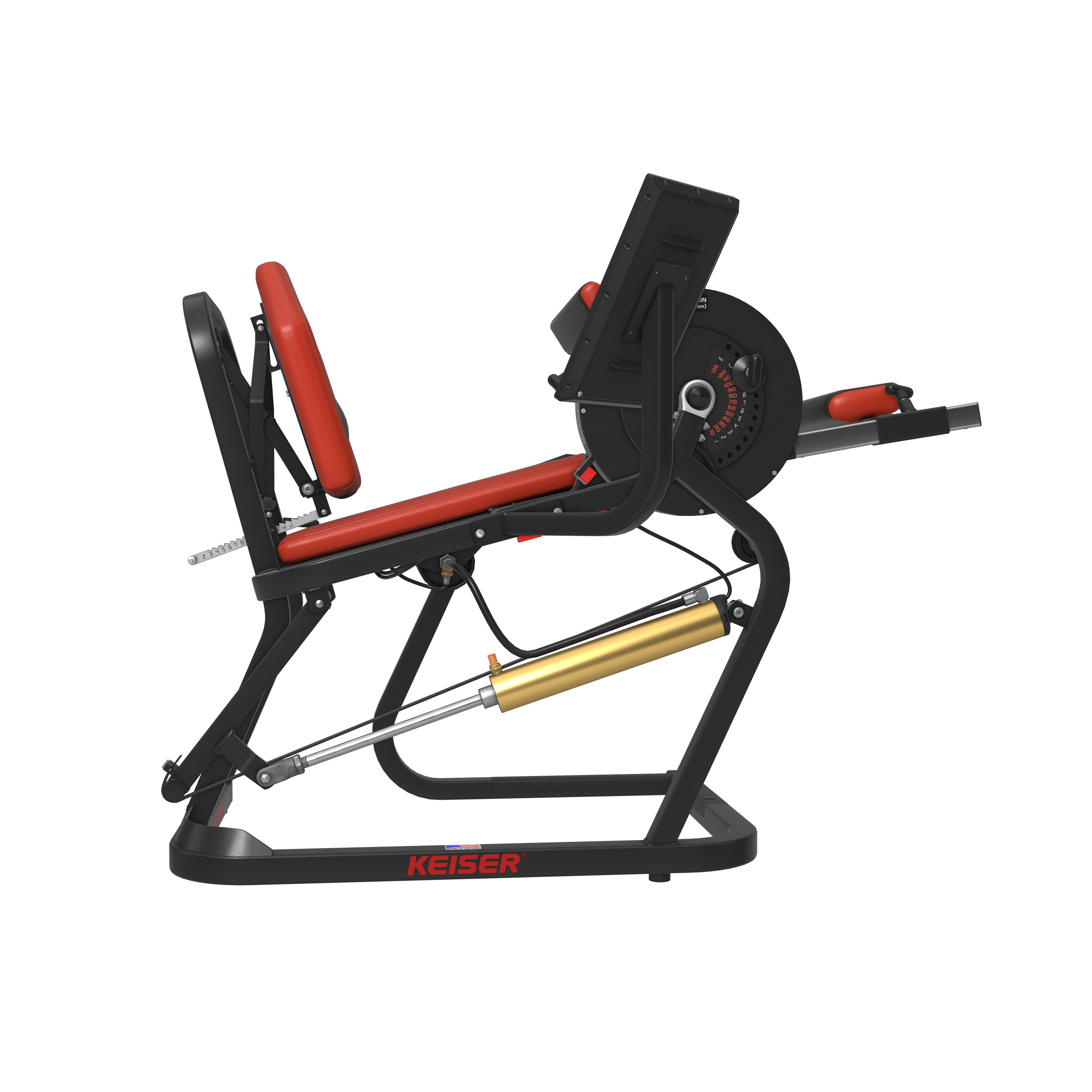 SEATED LEG CURL - with range limiter